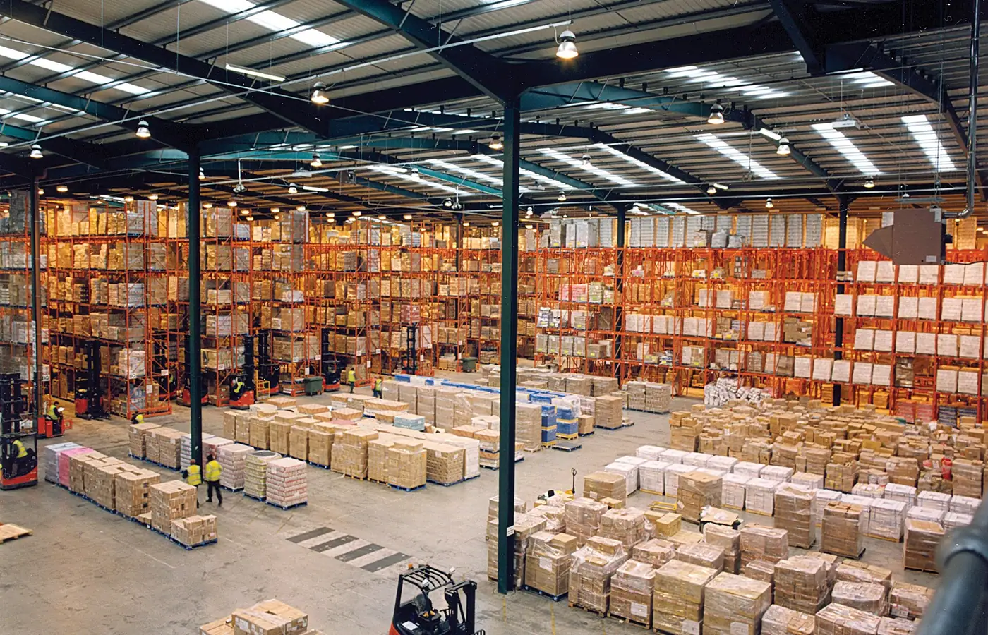 Warehouse and stock consolidation reference photograph